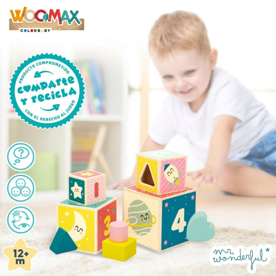 Blocs de construction Mr. Wonderful 8 Pièces 12 x 12 x 12 cm (6 Unit