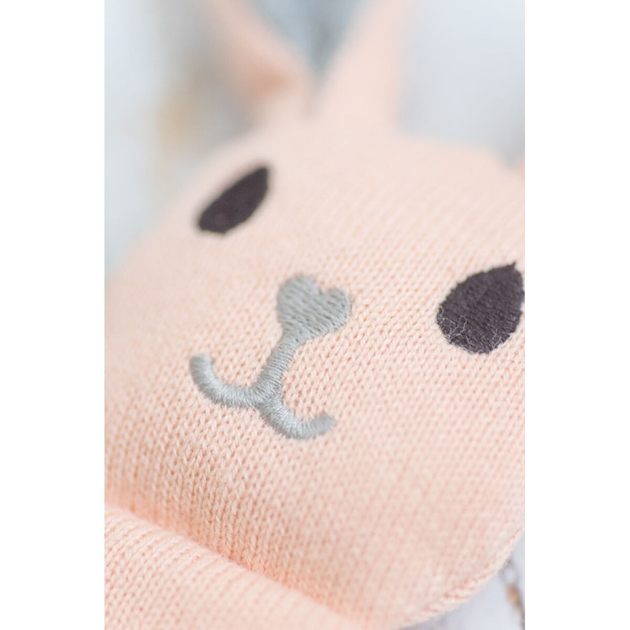 Baby Comforter Crochetts Bebe Baby Comforter Pink Rabbit 39 x 1 x 32 c