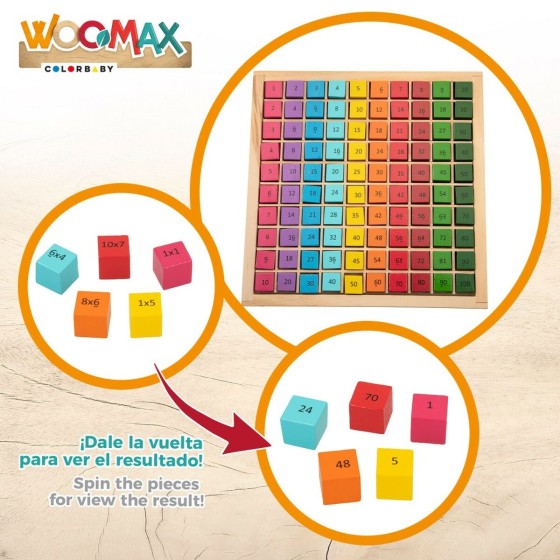 Geschicklichkeitsspiel Woomax 101 Stücke 19 x 2 x 19 cm (6 Stück)