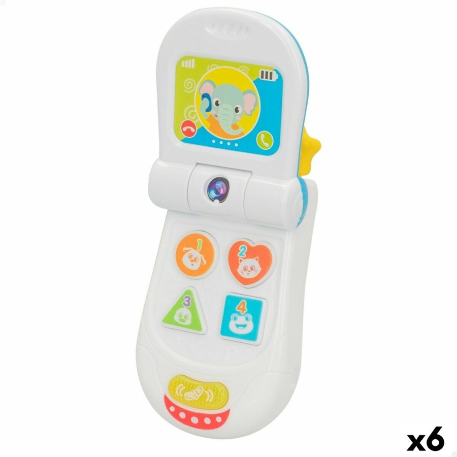 Téléphone-jouet Winfun 7 x 13,5 x 4,1 cm (6 Unités)
