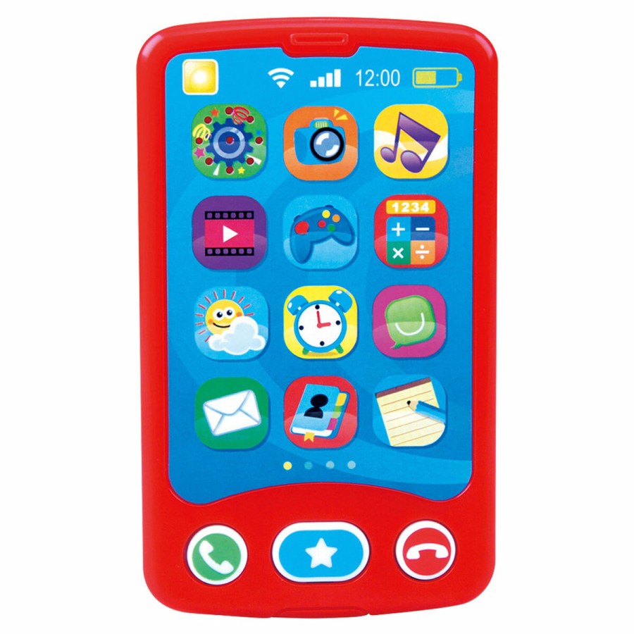 Telefono Giocattolo PlayGo Rosso 6,8 x 11,5 x 1,5 cm (6 Unità)
