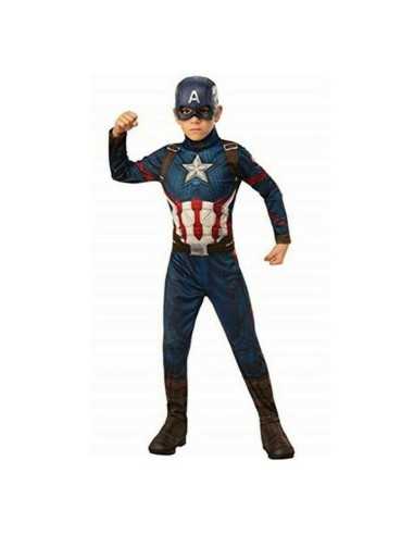 Costume for Children Captain America Avengers Rubies 700647_L Blue White Red Silver L