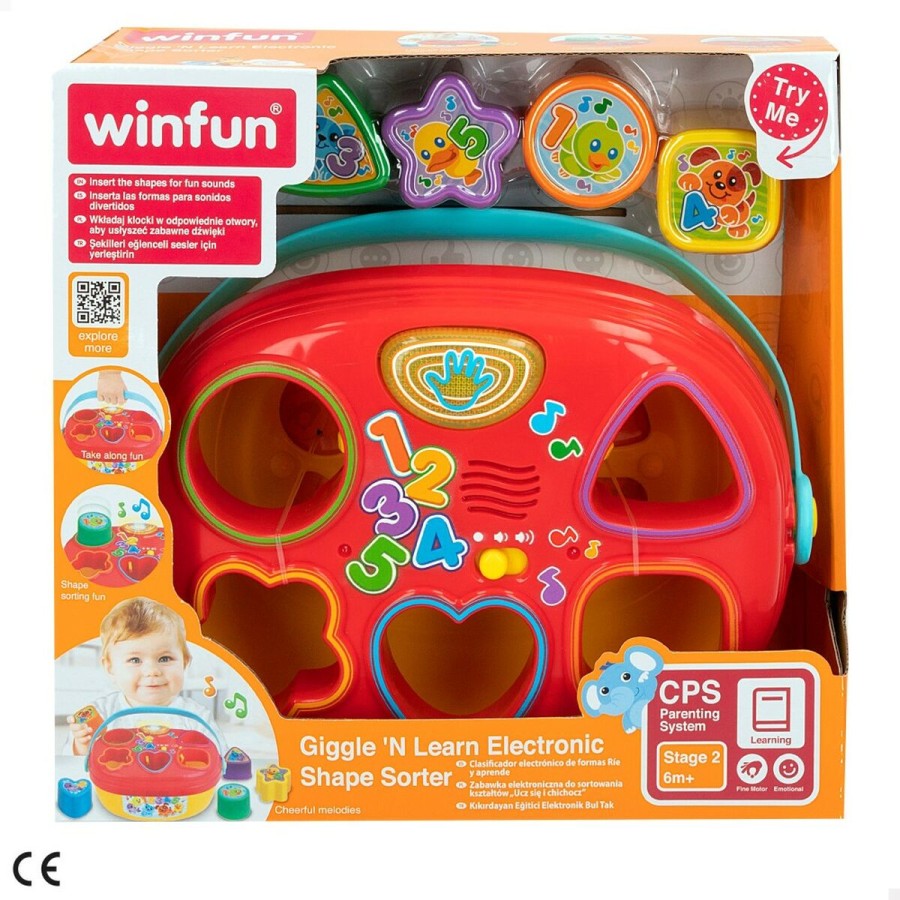 Jouet interactif pour bébé Winfun 22 x 9,5 x 15,5 cm (4 Unités)