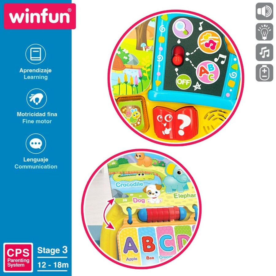 Libro interattivo per bambini Winfun 26,5 x 4,5 x 23,5 cm ES (4 Unità