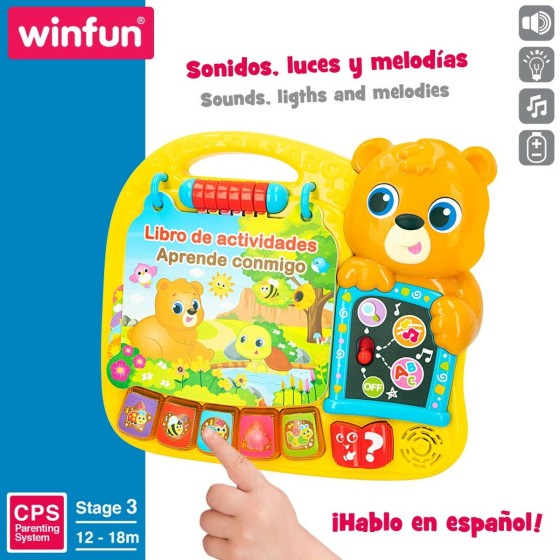 Livre interactif pour enfants Winfun 26,5 x 4,5 x 23,5 cm ES (4 Unité