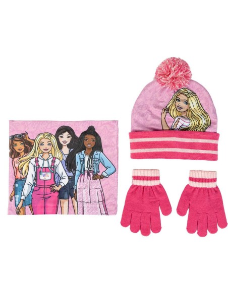 Kindermütze Barbie Rosa (Einheitsgröße)