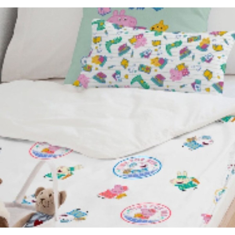 Bettbezug Peppa Pig Time Bed Bunt (90 cm)