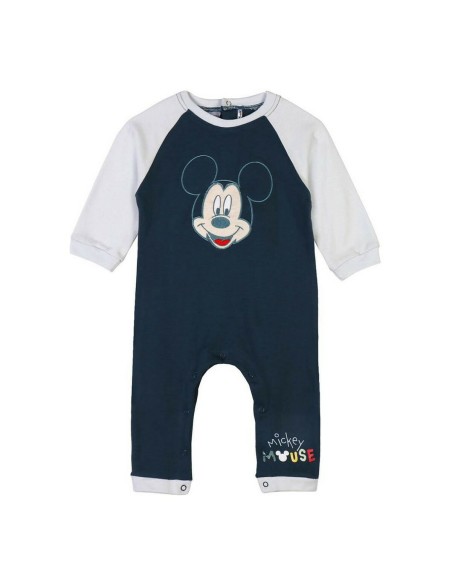 Baby's Long-sleeved Romper Suit Mickey Mouse Blue