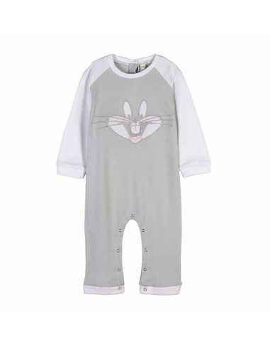 Tutina a Maniche Lunghe per Bambini Looney Tunes Grigio