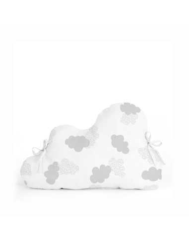 Cot protector HappyFriday Basic Kids Clouds Grey 60 x 40 cm