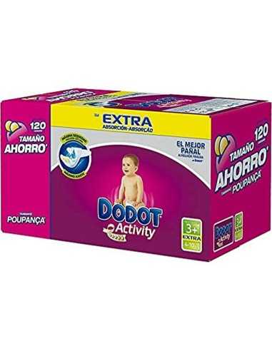 Disposable nappies Dodot Dodot Activity 3 6-10 kg 120 Units