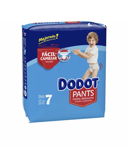 Nappies Dodot Pants Size 7 17 kg (23 Units)