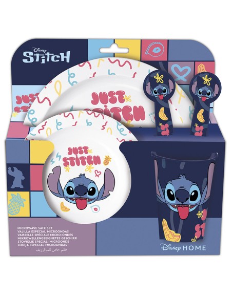 Set de vaisselle pour enfants Stitch Sweet Enfant (5 Pièces)