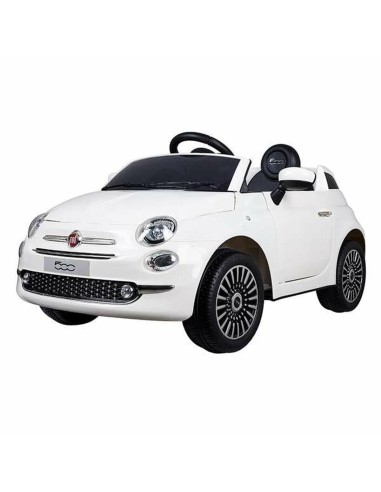 Voiture électrique pour enfants Fiat 500 Blanc