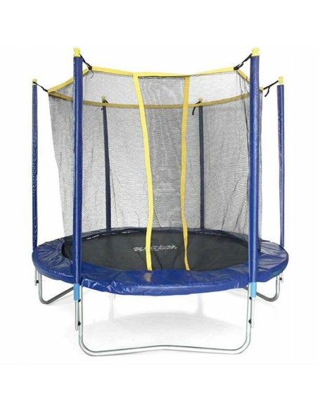 Trampoline 50 kg Bleu (182 x 172 cm)