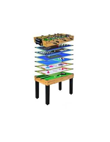 Tavolo multi-gioco 12 in 1 124 x 61 x 81 cm