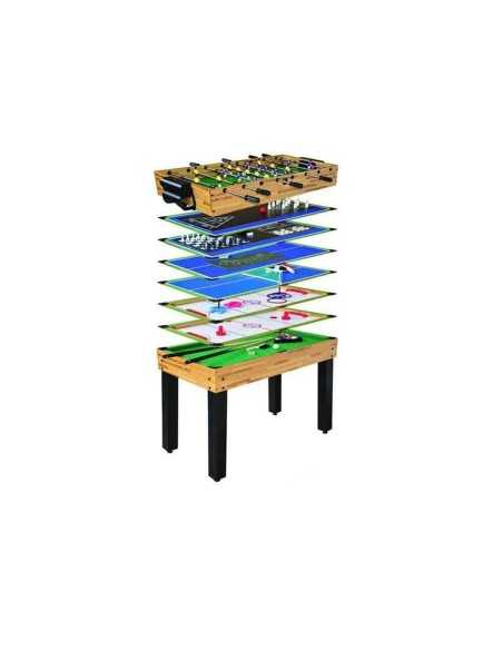 Tavolo multi-gioco 12 in 1 124 x 61 x 81 cm