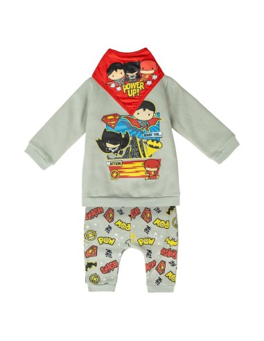 Completo Sportivo per Neonati Justice League Grigio