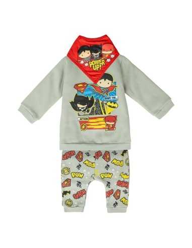 Ensemble de Sport pour Bébé Justice League Gris