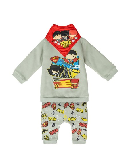 Baby-Sportset Justice League Grau