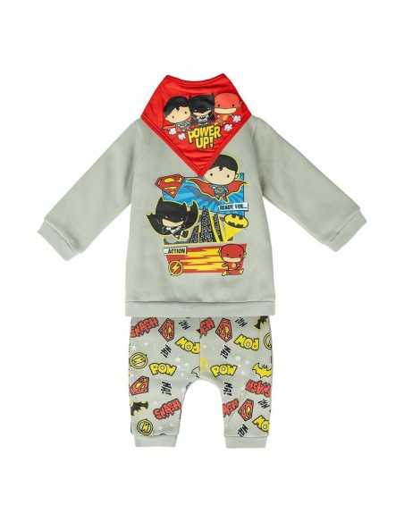 Ensemble de Sport pour Bébé Justice League Gris