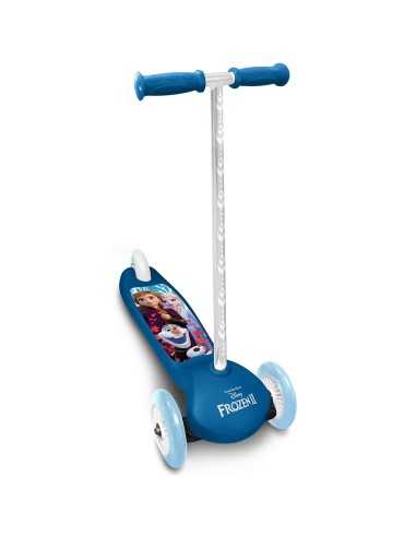 Trottinette Frozen Queen Of The Snow roues x 3 Bleu Enfant Plastique