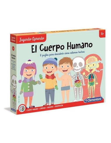 Educational Game Aprendo el cuerpo humano Clementoni 55114.9 37 x 28 cm (ES) (5 x 37 x 28 cm)