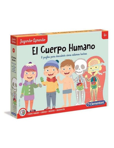 Educational Game Aprendo el cuerpo humano Clementoni 55114.9 37 x 28 cm (ES) (5 x 37 x 28 cm)