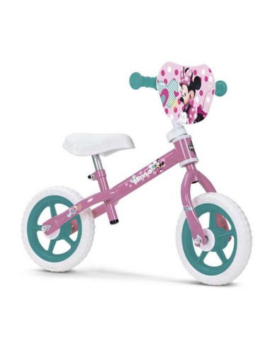 Bicicletta per Bambini Minnie Mouse 10" Senza pedali Rosa