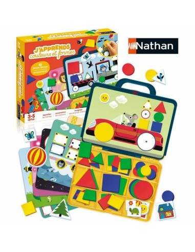 Gioco da Tavolo Nathan I am learning Colors And Shapes (FR)