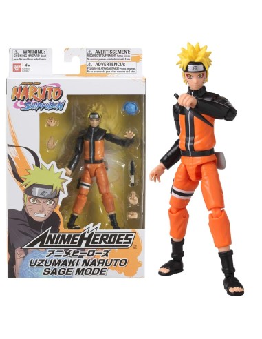 Figur mit Gelenken Naruto Anime Heroes - Uzumaki Naruto Sage Mode 17 cm