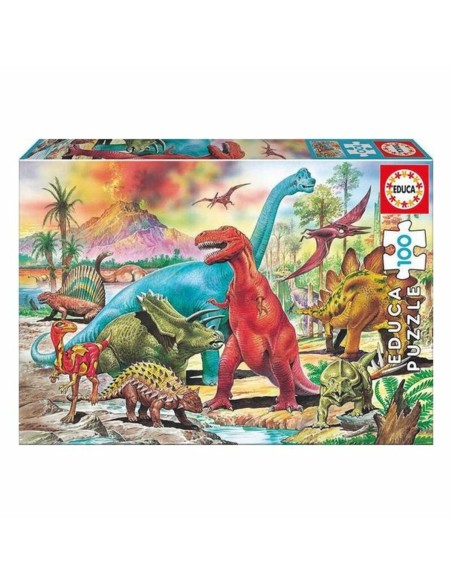 Puzzle Educa Dino (100 pcs)