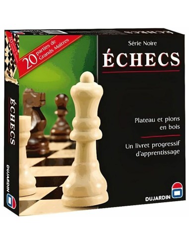 Tischspiel Dujardin Black Series Tray Chess (FR)