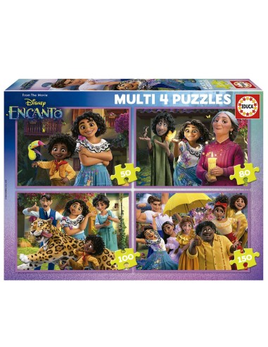 Set di 4 Puzzle Educa Disney