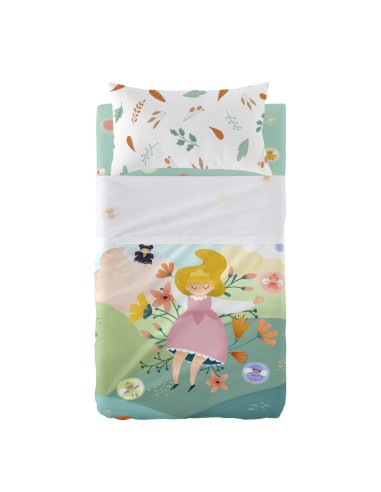 Bedding set HappyFriday Mr Fox Dreaming Multicolour Baby Crib 2 Pieces