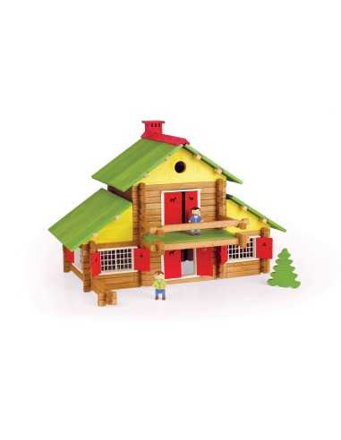 Building Blocks Jeujura My Wooden Chalet 8005 240 Pieces