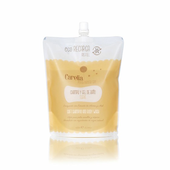 Gel et shampooing Carelia Petits Recharge Assouplissant 600 ml