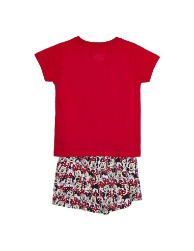 Pigiama Estivo Minnie Mouse Rosso