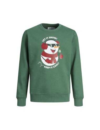 Felpa senza Cappuccio Bambino Jack & Jones 12222091 Verde