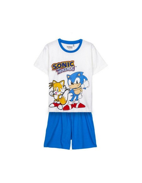 Pyjama Enfant Sonic Bleu Bleu clair