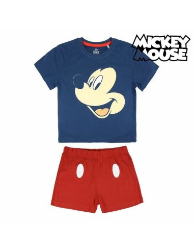 Sommer-Schlafanzug Mickey Mouse 73457 Marineblau