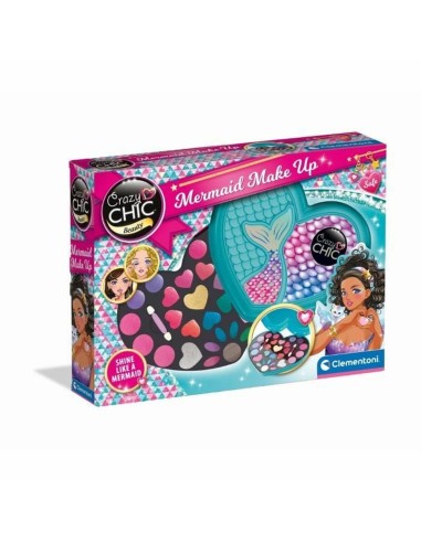 Children's Make-up Set Clementoni Crazy Chic Beauty Mermaid Make up