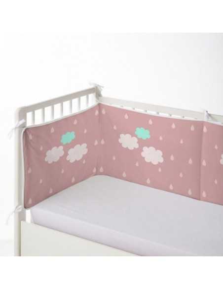 Cot protector Haciendo el Indio Rabbit and Cloud (60 x 60 x 60 + 40 cm)