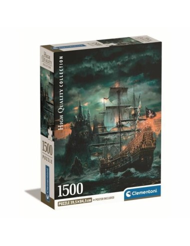 Puzzle Clementoni Bateau de pirate 1500 Pezzi