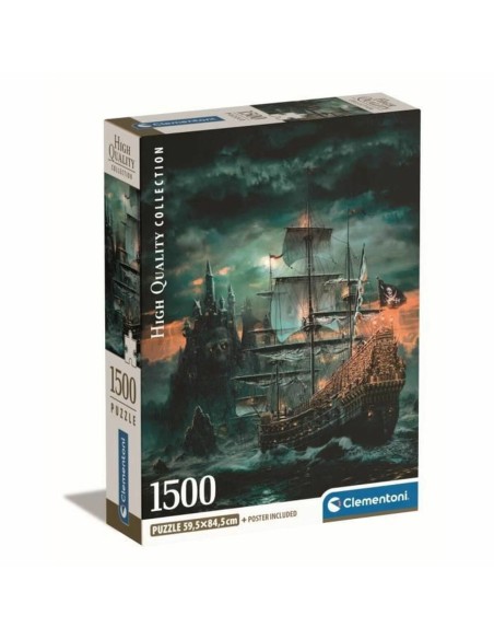 Puzzle Clementoni Bateau de pirate 1500 Pezzi