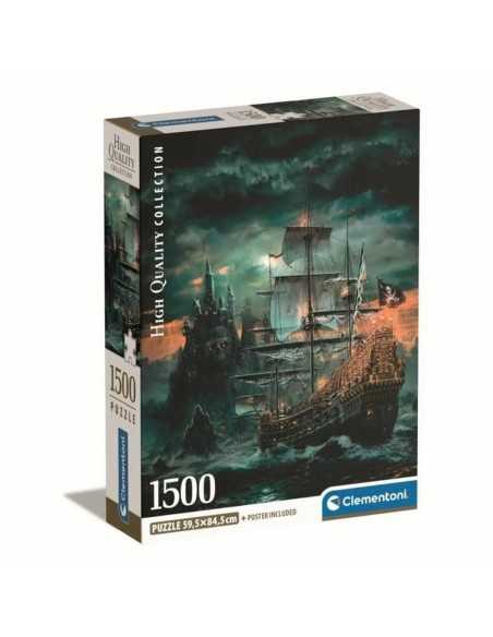 Puzzle Clementoni Bateau de pirate 1500 Stücke