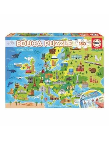 Child's Puzzle Europe Map Educa (150 pcs)