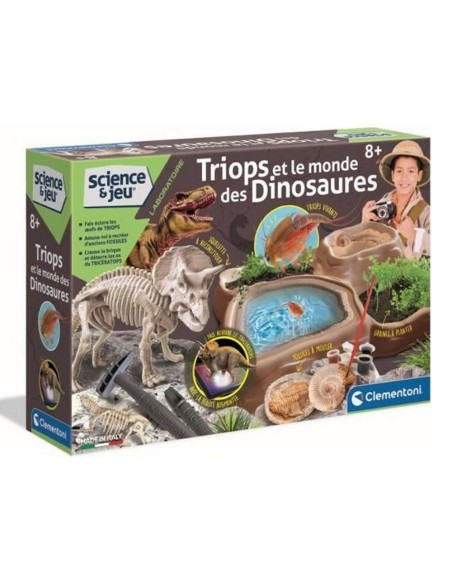 Gioco di Scienza Clementoni Triops et le monde des dinosaures FR