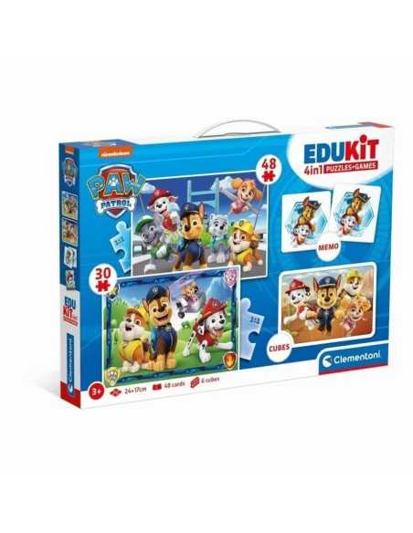 4-Puzzle Set The Paw Patrol Clementoni Edukit