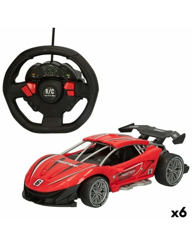 Remote-Controlled Car Speed & Go 22 x 7 x 11 cm 1:16 Red 6 Units